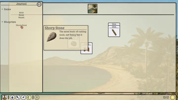 Discovering the sharp stone blueprint